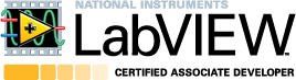 Certified LabVIEW Associate Developer badge